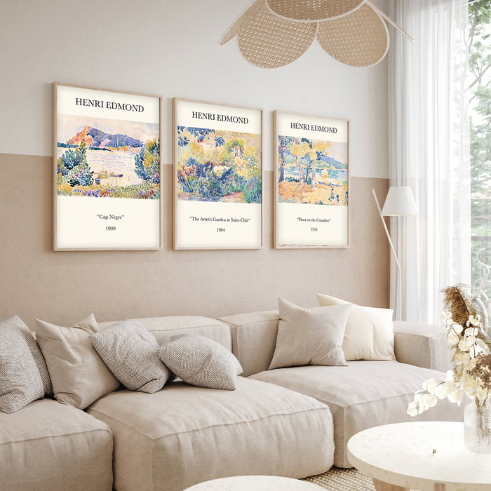 Wallity Huhu266 Cuadros Decorativos Enmarcados de 3 Piezas 50 x 35 cm